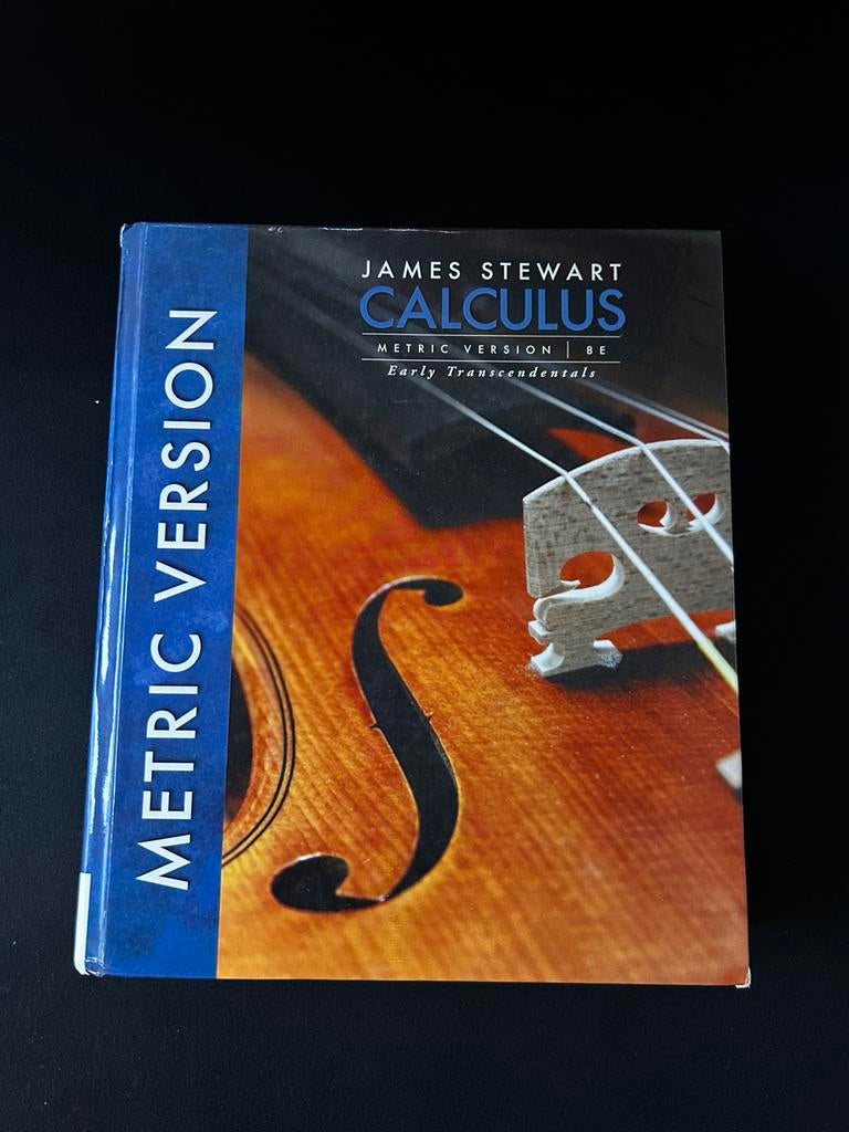 Calculus – James Stewart (Metric Version) | Engineering Math, Boeken, Ophalen of Verzenden, Zo goed als nieuw