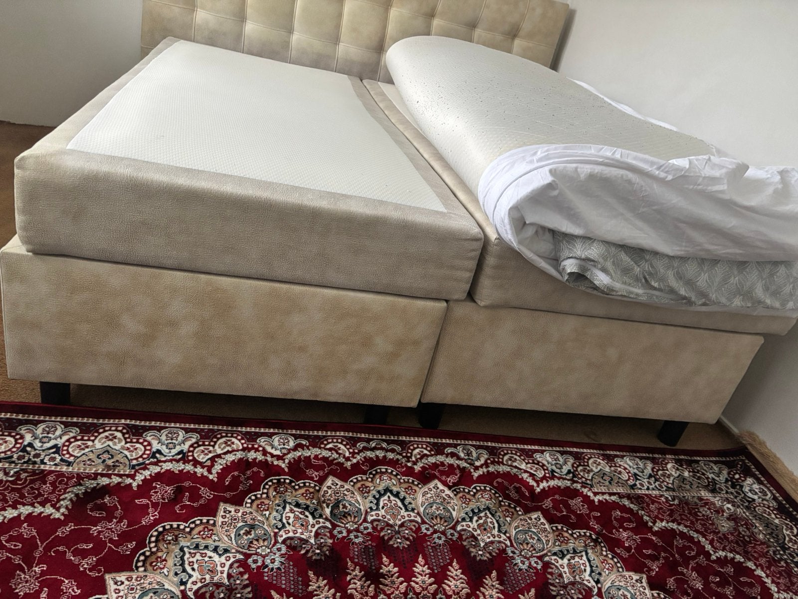 Bed, Ophalen of Verzenden, Zo goed als nieuw, Eenpersoons, 180 cm