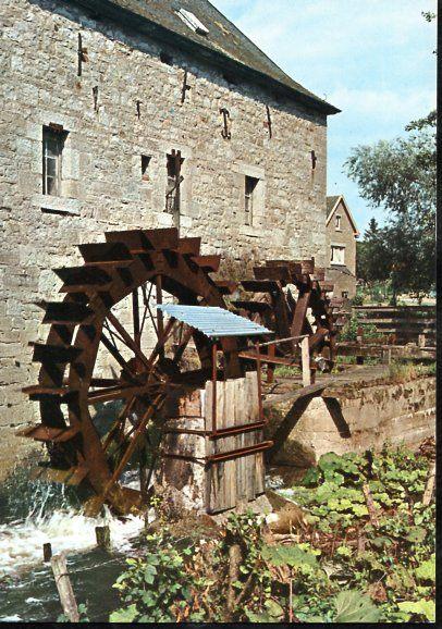(BG085) Ansichtkaart België molen Hotton watermolen Faber, Ophalen of Verzenden, 1960 tot 1980, Ongelopen, Luxemburg