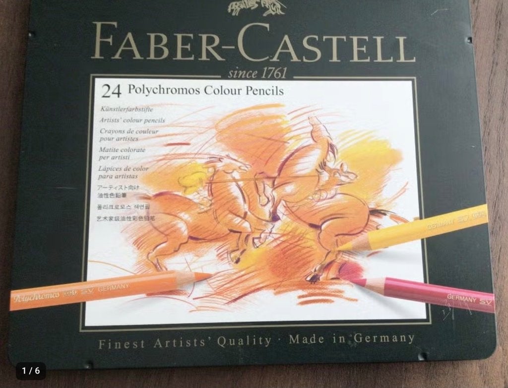Faber Castell polychromos kleurpotloden 24, Ophalen of Verzenden, Gebruikt, Potlood of Stift
