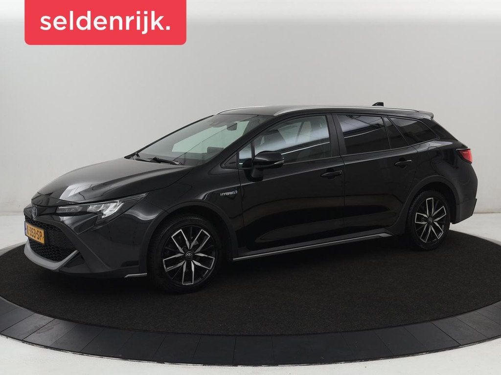 Toyota Corolla Touring Sports 2.0 Hybrid Style | Stoelverwar, Gebruikt, 4 cilinders, Corolla, Zwart