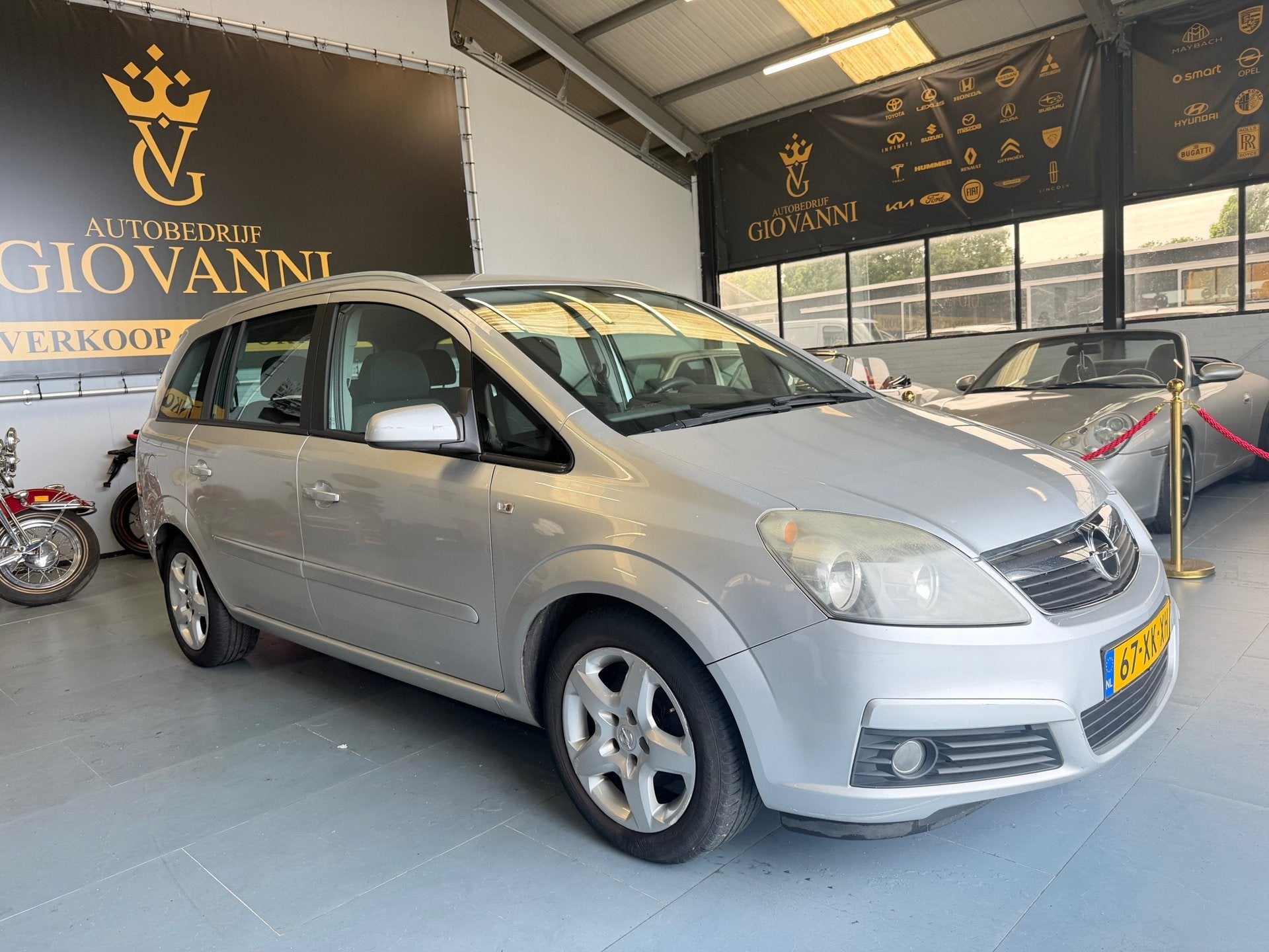 Opel Zafira 1.8 Business inruil mogelijk, Auto's, Gebruikt, 4 cilinders, Startonderbreker, Origineel Nederlands