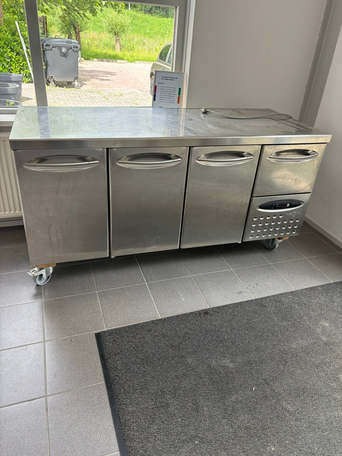 Mercatus RVS Koelwerkbank - Gebruikt, Ophalen, Gebruikt, Koelen en Vriezen