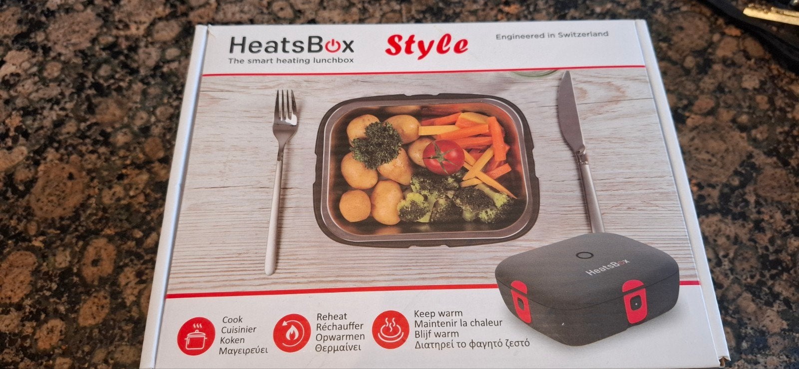 Heatsbox lunchbox, Ophalen of Verzenden