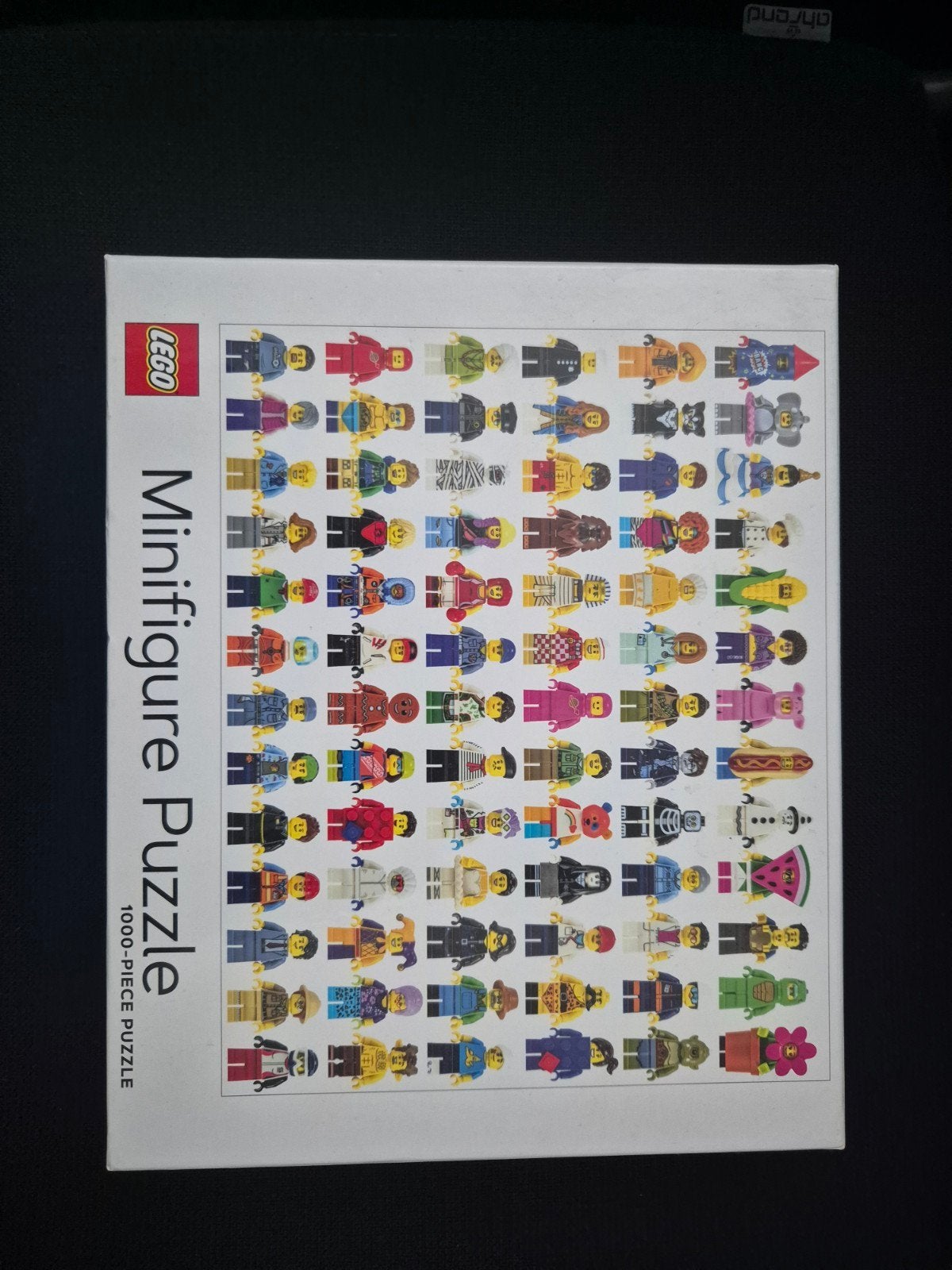 Lego Minifigure Puzzel 1000 stukjes, Ophalen of Verzenden, Meer dan 50 stukjes, Gebruikt, 6 jaar of ouder