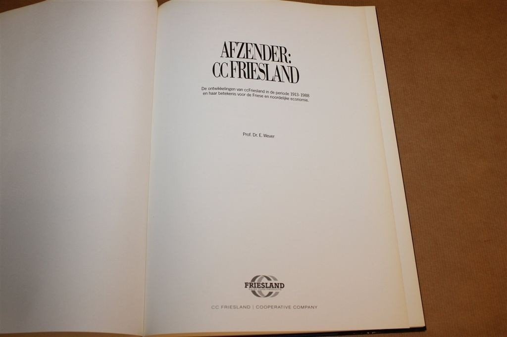 Cc Friesland 1913-1988 — 75 Jaar Friese Zuivelindustrie, Ophalen of Verzenden, Gelezen