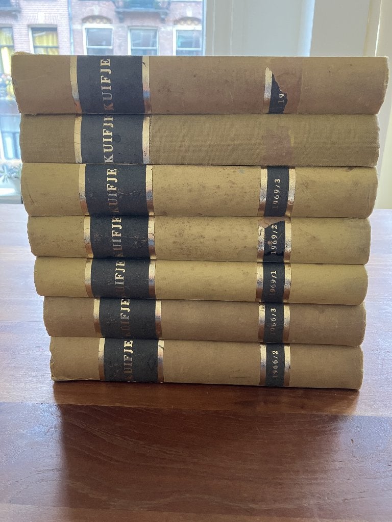 Kuifje weekbladen 1966-1969 ingebonden -118 nummers, Meerdere stripboeken, Herge, Ophalen, Gelezen