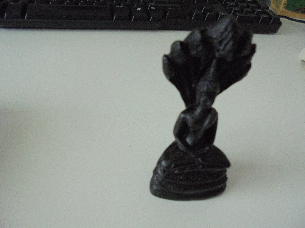 Boedha 9 cm, Ophalen of Verzenden, Zo goed als nieuw, Zwart