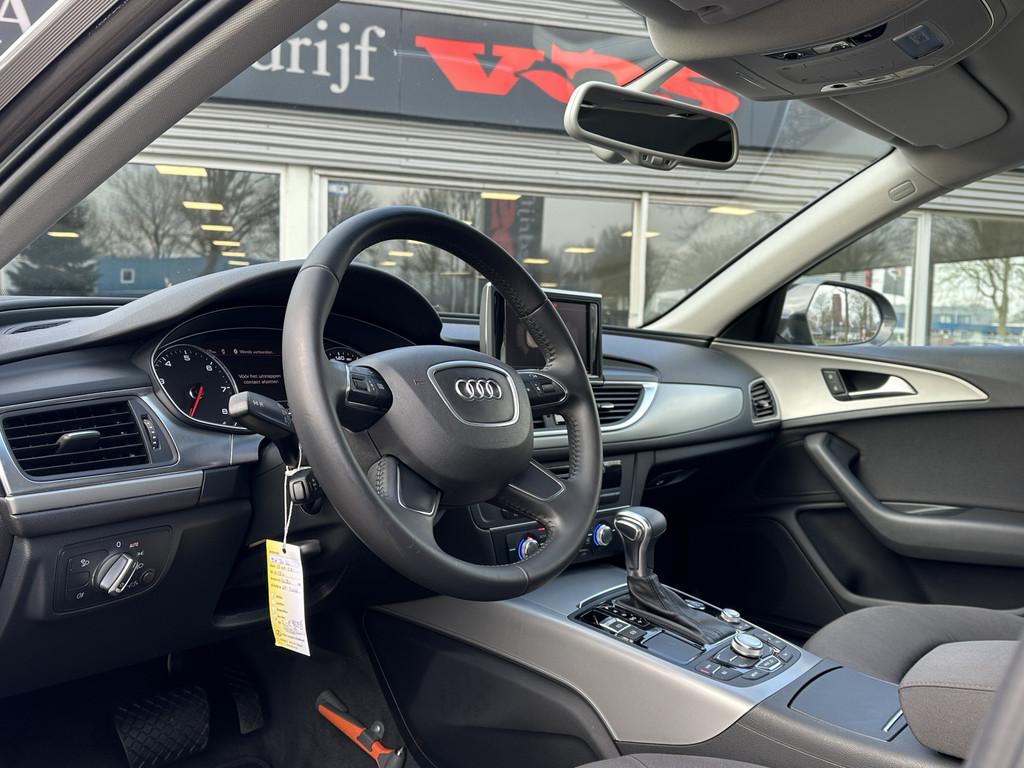 Audi A6 Limousine 2.0 TFSI Business Edition | Navi | Cruise, Euro 5, Stof, Gebruikt, Zwart