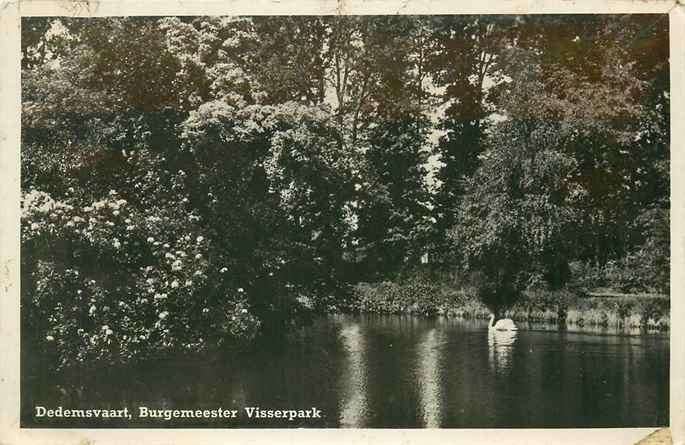 301-381-035 Dedemsvaart Burgemeester Visserpark, Verzenden, Voor 1920, Overijssel