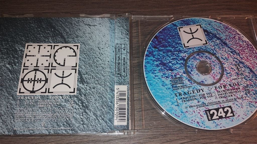 Front 242 ‎- Tragedy For You [Two] CD Single, Ophalen of Verzenden, Zo goed als nieuw, Pop