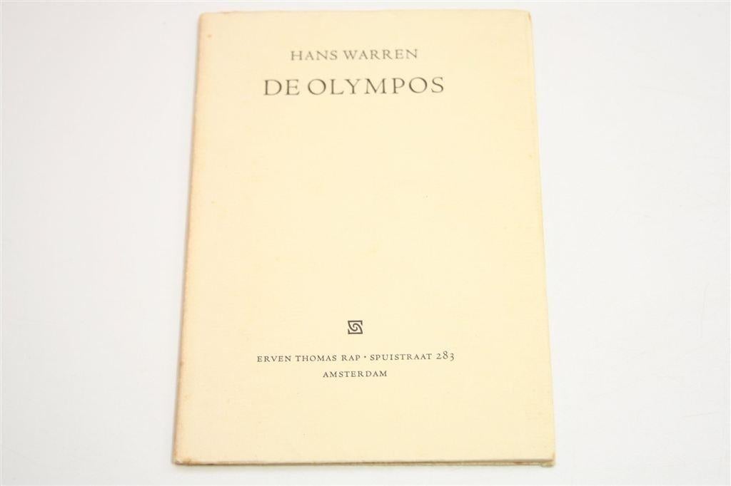 De Olympos — Dichtbundel van Hans Warren, Ophalen of Verzenden, Gelezen