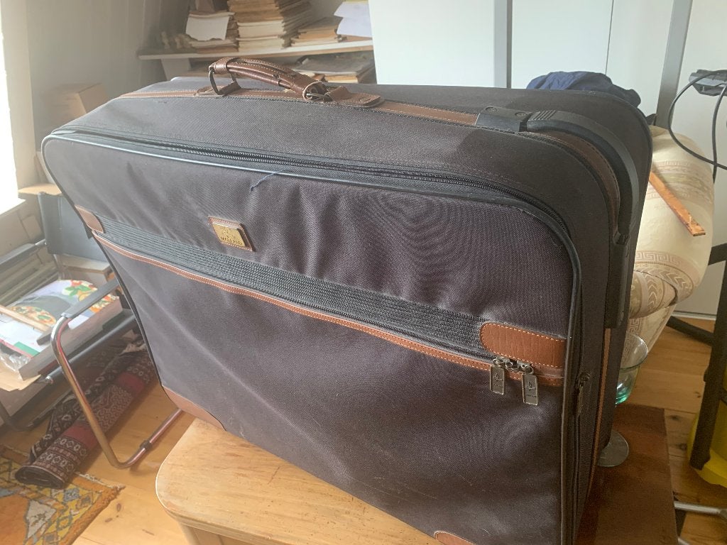koffer groot formaat, Ophalen, Overige materialen, Wieltjes, Gebruikt