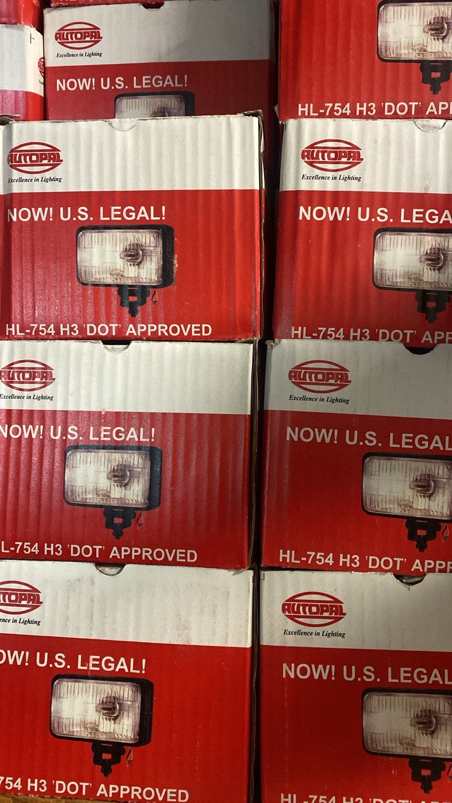 Partij 25x Nieuwe Autopal HL-754 H3 'DOT' Approved Verlichti, Onbekend, Nieuw, Ophalen of Verzenden, Onbekend