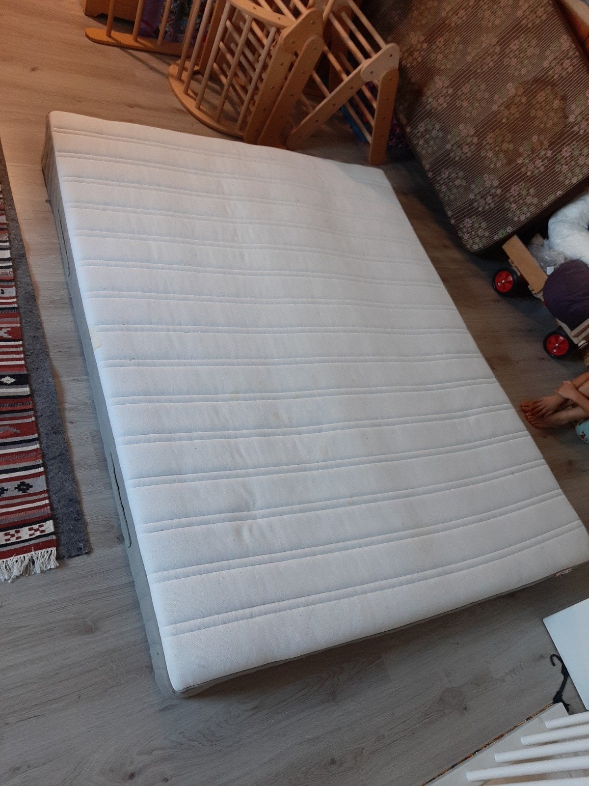 GRATIS Stevig matras 160x200 met afneembare hoes, Ophalen, Gebruikt, Tweepersoons, Matras
