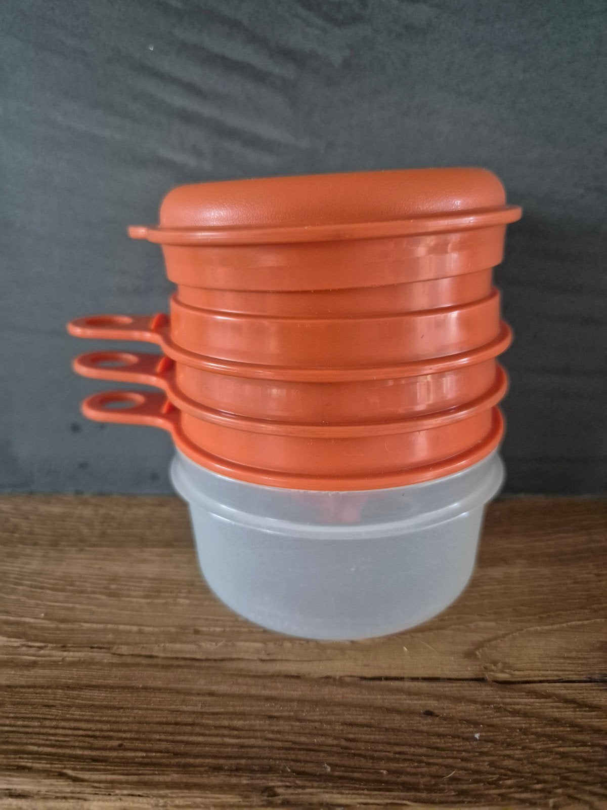 Tupperware koksmaatje/keukenhulpje oranje, Ophalen of Verzenden, Zo goed als nieuw, Oranje, Overige typen