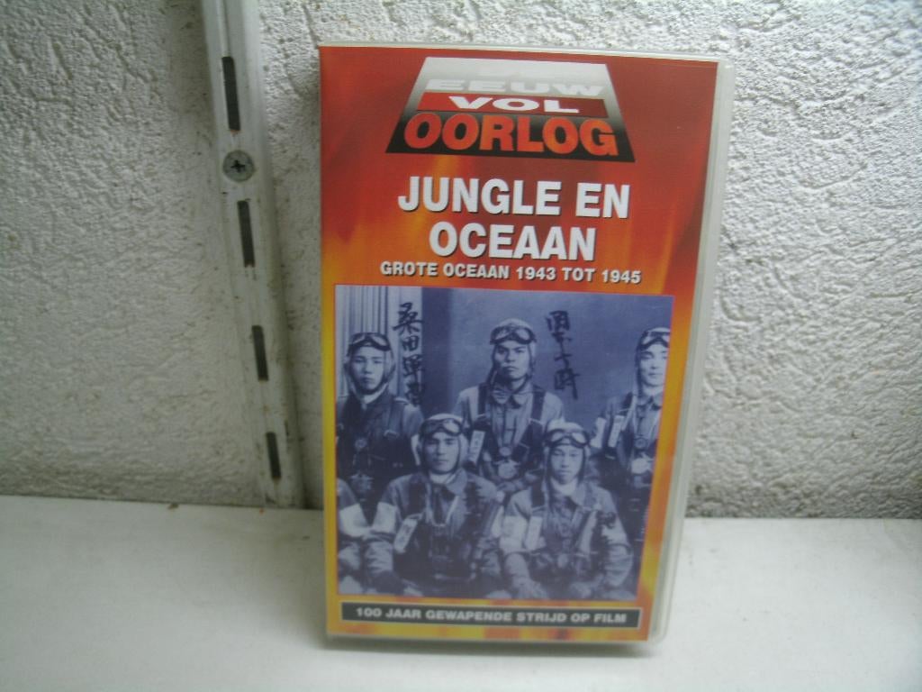 vhs 242b 18 oorlog jungle en oceaan gr ocaan 43-45, Alle leeftijden, Ophalen of Verzenden, Gebruikt