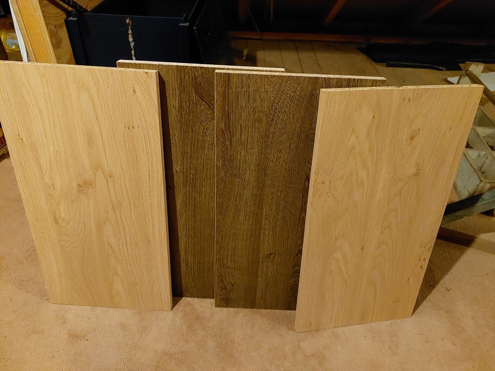 eiken  panelen  58x30 samen 96x30cm, Doe-het-zelf en Verbouw, Hout en Planken, Eiken, Nieuw, Ophalen of Verzenden, Plank