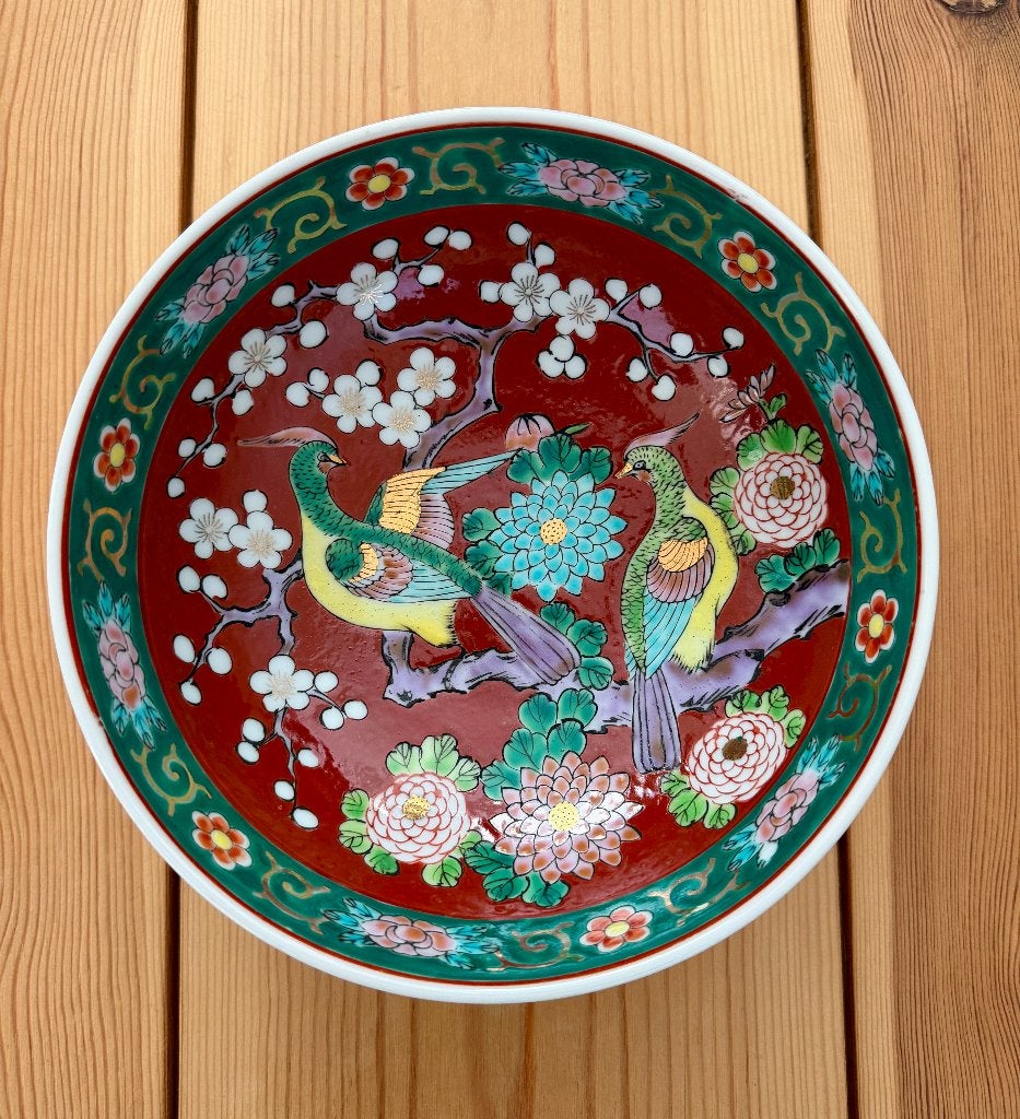 Schaal / Kom Porselein - Handgeschilderd Japans / Aziatisch, Antiek en Kunst, Ophalen of Verzenden