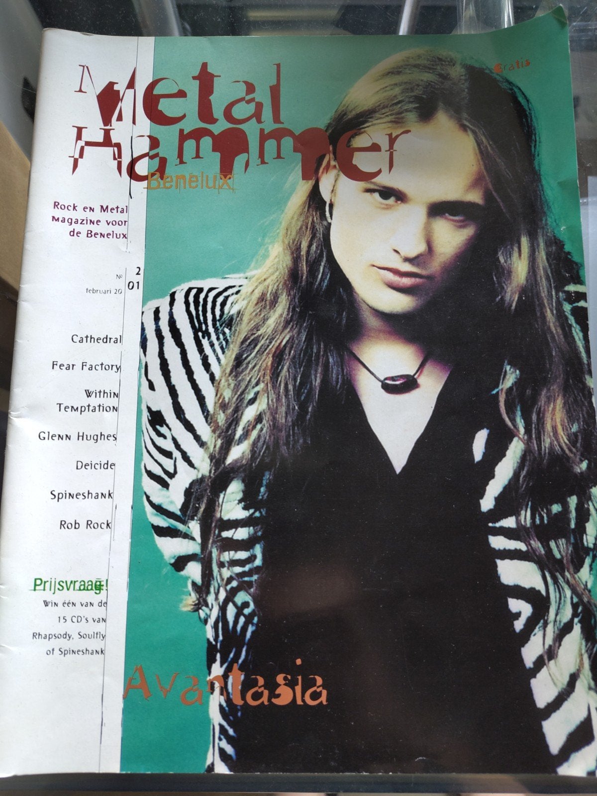 Metal Hammer Benelux - Februari 2001 - Avantasia, Verzenden, Gelezen, Overige typen