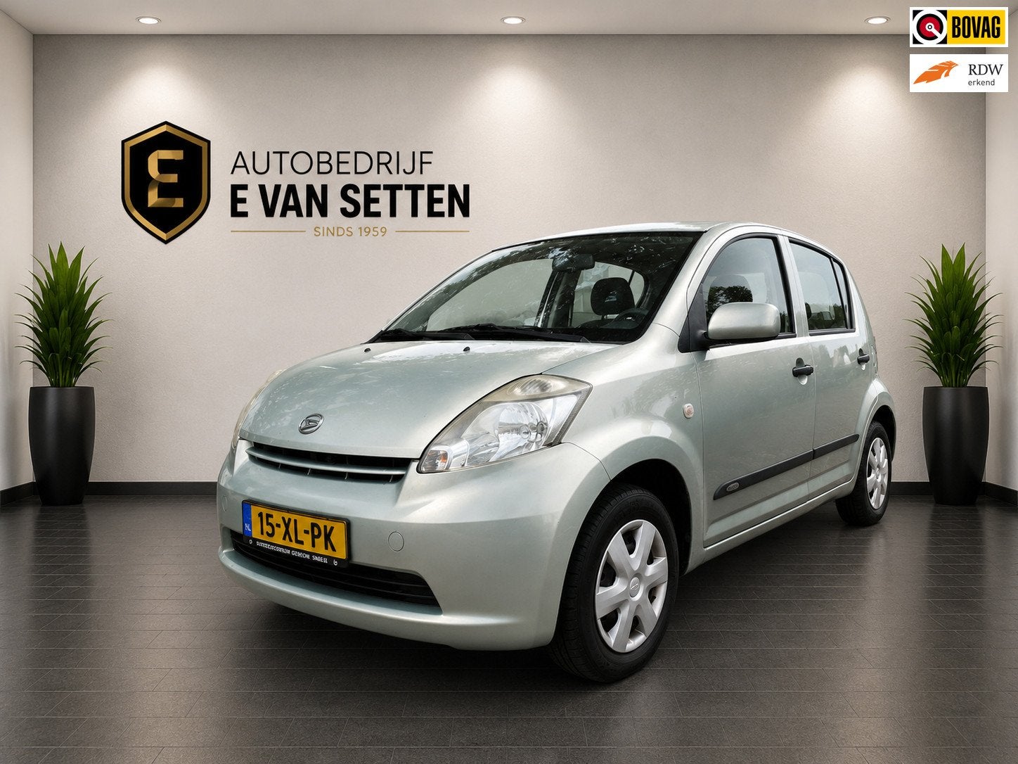 Daihatsu Sirion 2 1.0-12V Trend Airco Nieuwe APK, Auto's, Daihatsu, Bedrijf, Te koop, Sirion, ABS, Airbags, Airconditioning, Bluetooth