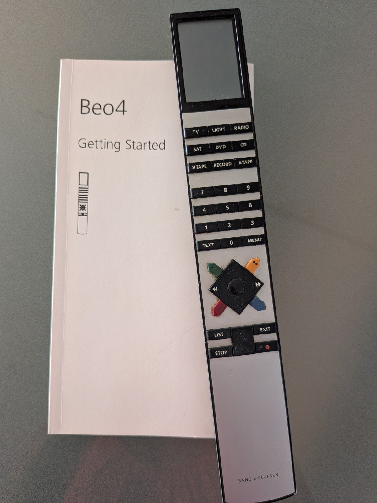 Bang & Olufsen beo 4 afstandsbediening b&o, Ophalen of Verzenden, Gebruikt, Origineel, Tv