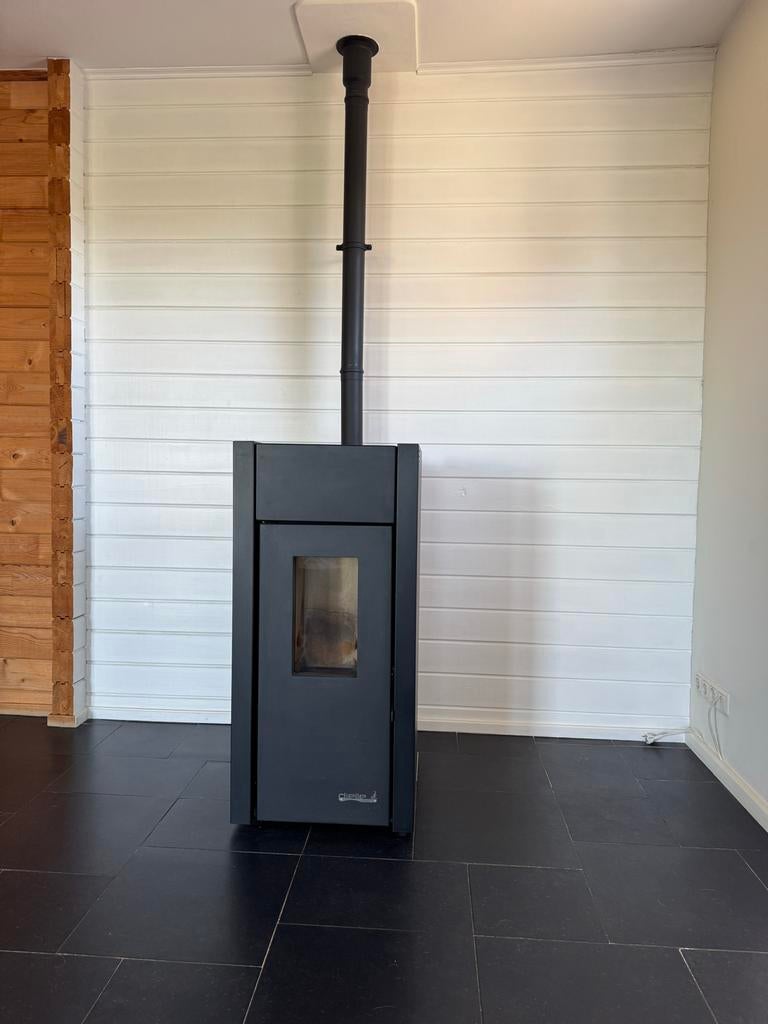Dielle pelletkachel , Stijlvol en Efficiënt Verwarmen, Ophalen, Gebruikt, Houtkachel, Vrijstaand