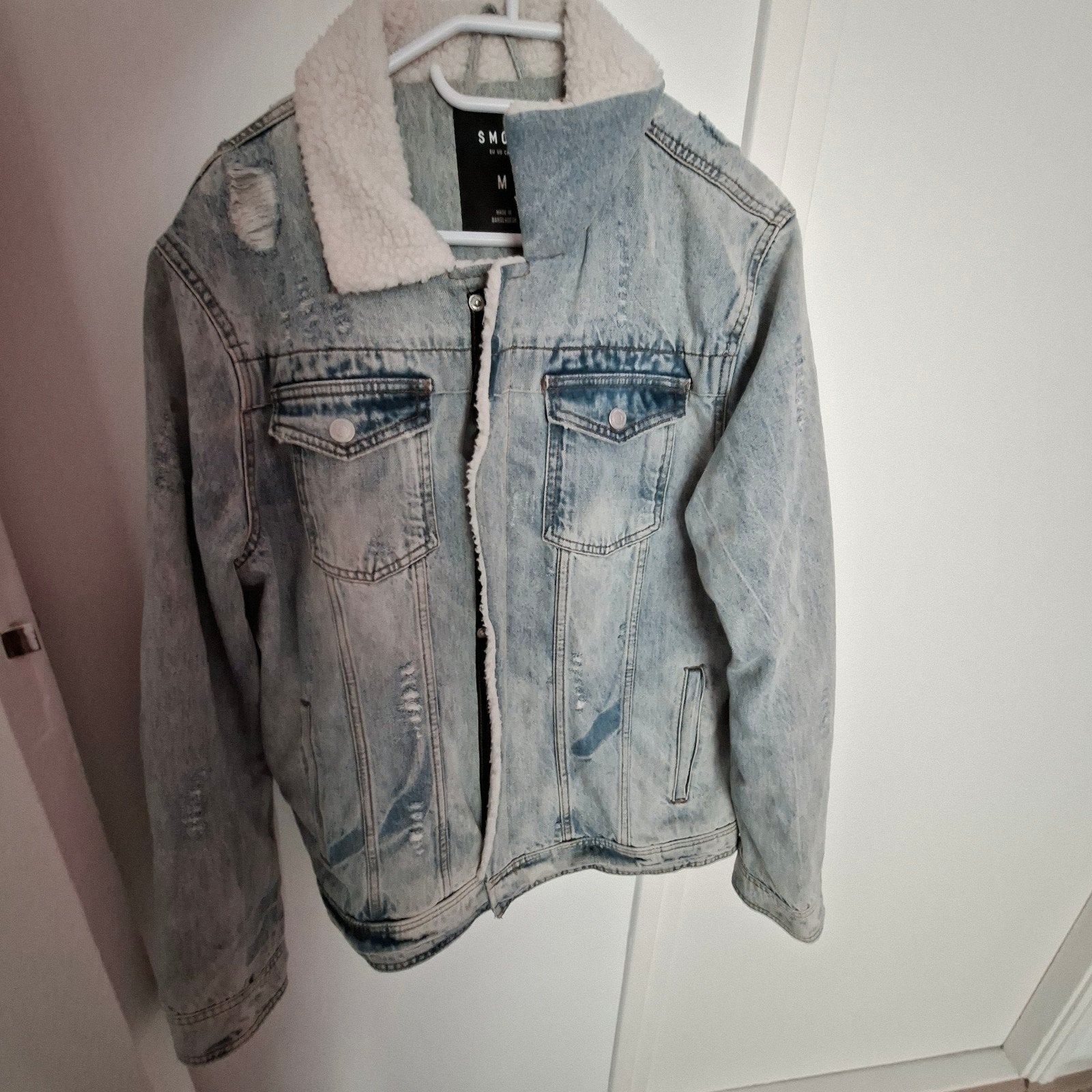 Smog spijkerjack maat M, Kleding | Heren, Zo goed als nieuw, Maat 48/50 (M), Blauw, Smog