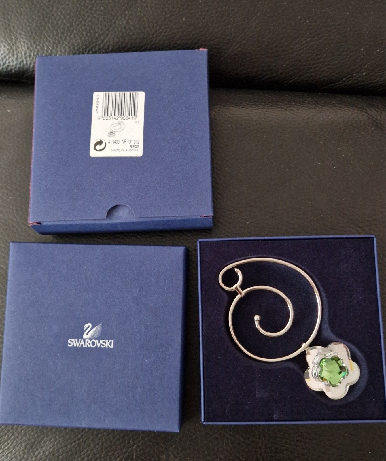 Swarovski Bloemen Boekenlegger met Groene Kristal, Verzamelen, Ophalen of Verzenden, Zo goed als nieuw, Overige typen