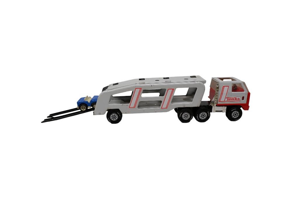 Vintage Tonka Auto oplegger, Gebruikt, Rijksstraatweg 37 Wilp, Ophalen of Verzenden, 55concept.nl@gmail.com