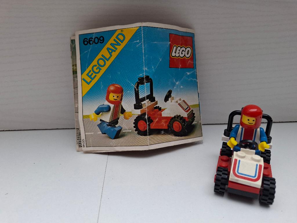 Lego 6609 Race Car 1980, Ophalen of Verzenden, Gebruikt