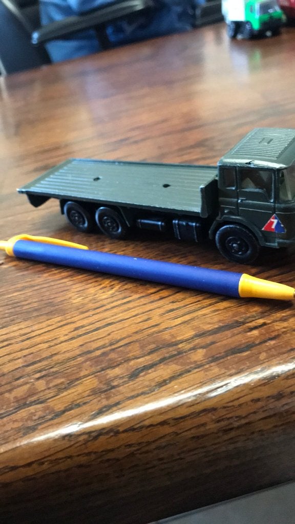 Matchbox Daf truck K 13/20, Hobby en Vrije tijd, Modelauto's | 1:50, Ophalen of Verzenden, Gebruikt, Bus of Vrachtwagen, Matchbox
