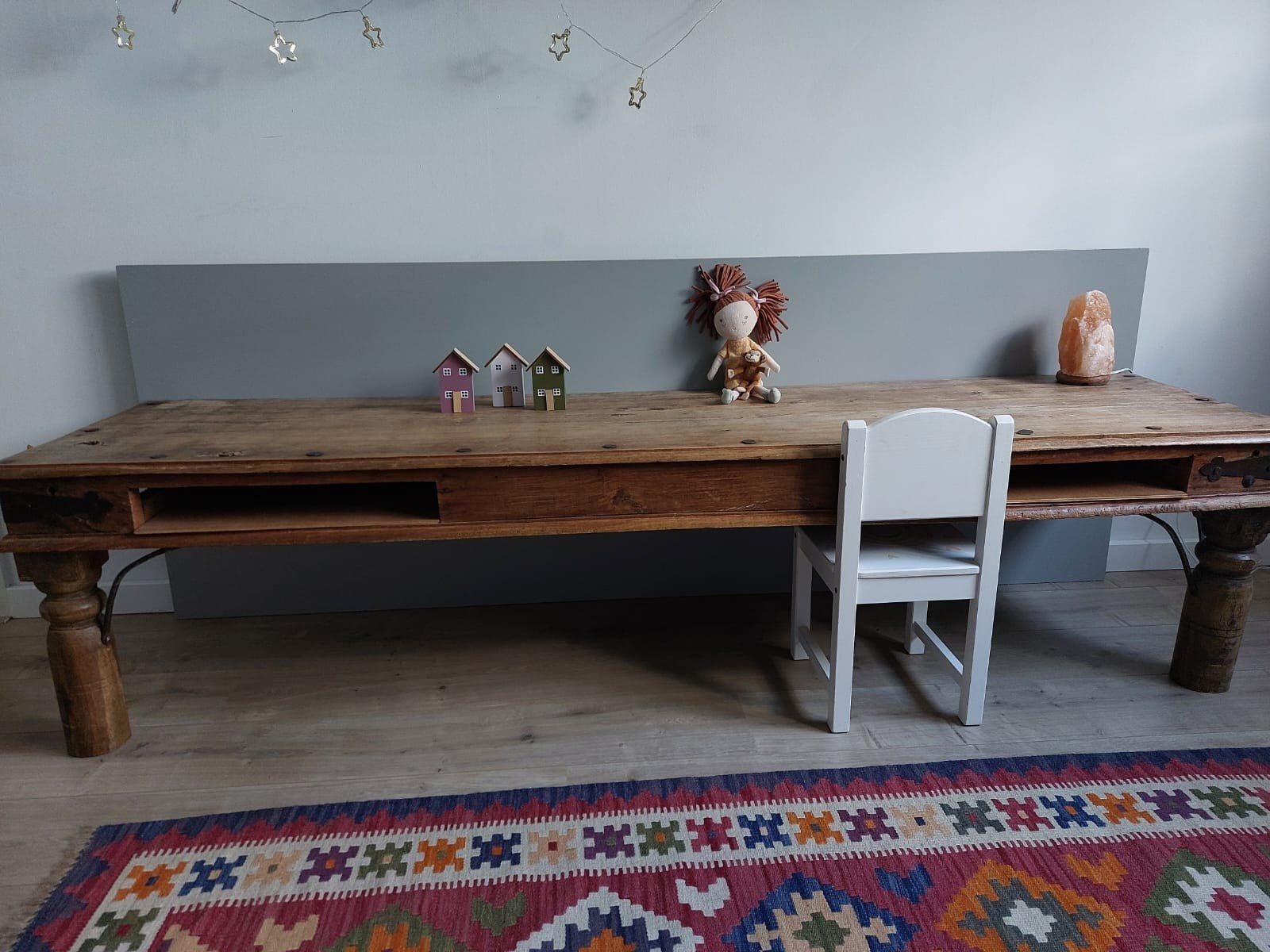 Gratis houten tafel speeltafel vandaag ophalen, Overige houtsoorten, Gebruikt, 200 cm of meer, Vier personen