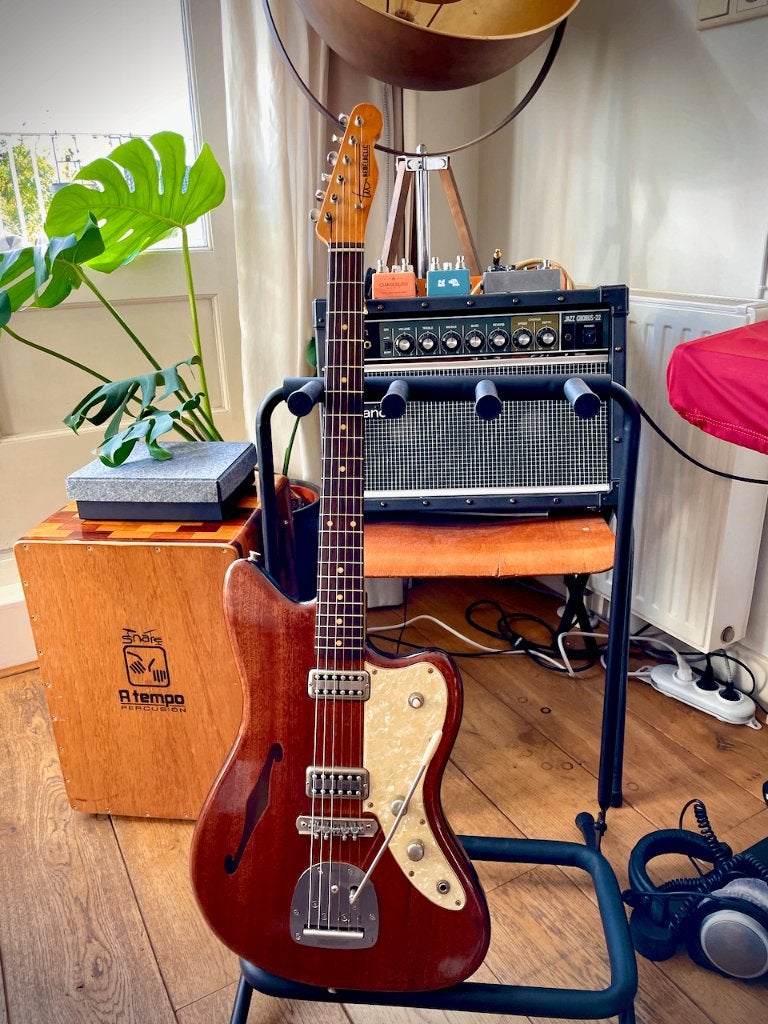 Rebel Relic Wrangler Custom offset gitaar (mastery bridge), Ophalen, Zo goed als nieuw, Semi-solid body, Overige merken