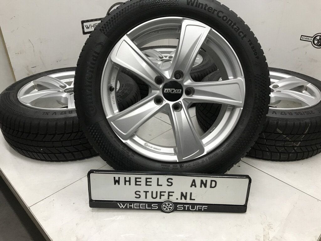 Skoda superb troc velgen 17"inch winterbanden 5x112, Ophalen, Gebruikt, 17 inch, Banden en Velgen
