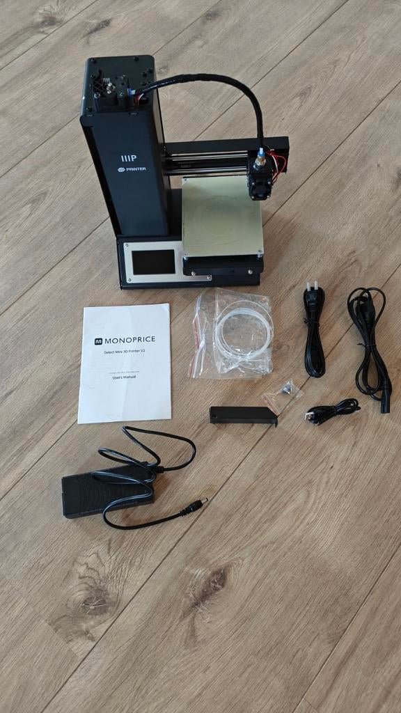 Monoprice Select Mini 3D Printer V2 - 3D-printer, Computers en Software, 3D Printers, Gebruikt, Filament, Ophalen of Verzenden