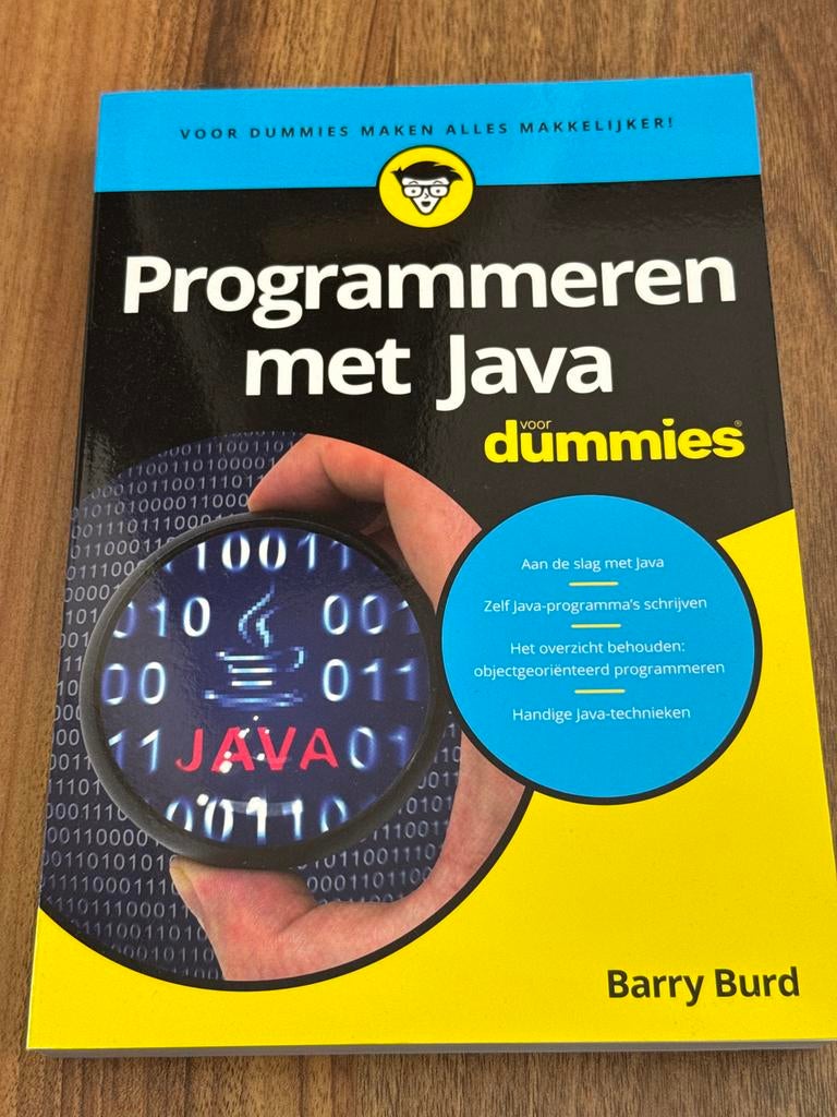 Programmeren met Java voor Dummies - Barry Burd, Boeken, Ophalen of Verzenden, Zo goed als nieuw, Programmeertaal of Theorie