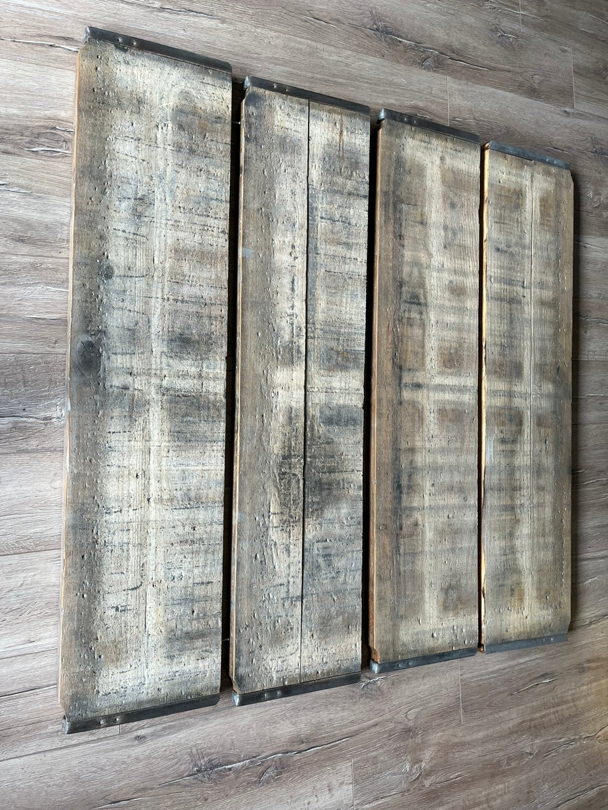 4wandplanken van steenschotten, Doe-het-zelf en Verbouw, Ophalen, Gebruikt, Overige houtsoorten, Minder dan 200 cm