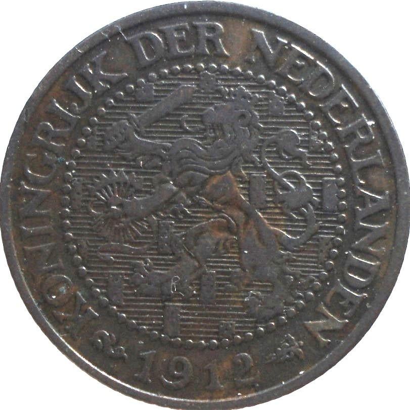 Nederland 2,5 cent 1912 (schaars), Postzegels en Munten, Munten | Nederland, Ophalen of Verzenden, Koningin Wilhelmina, Overige waardes