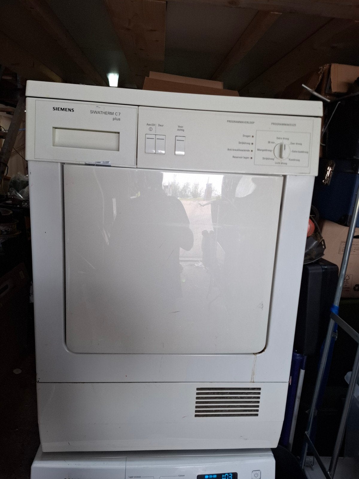 Siemens Siwatherm C7 Plus Wasdroger - Goede Staat, Ophalen, 6 tot 8 kg, Gebruikt, Luchtafvoer
