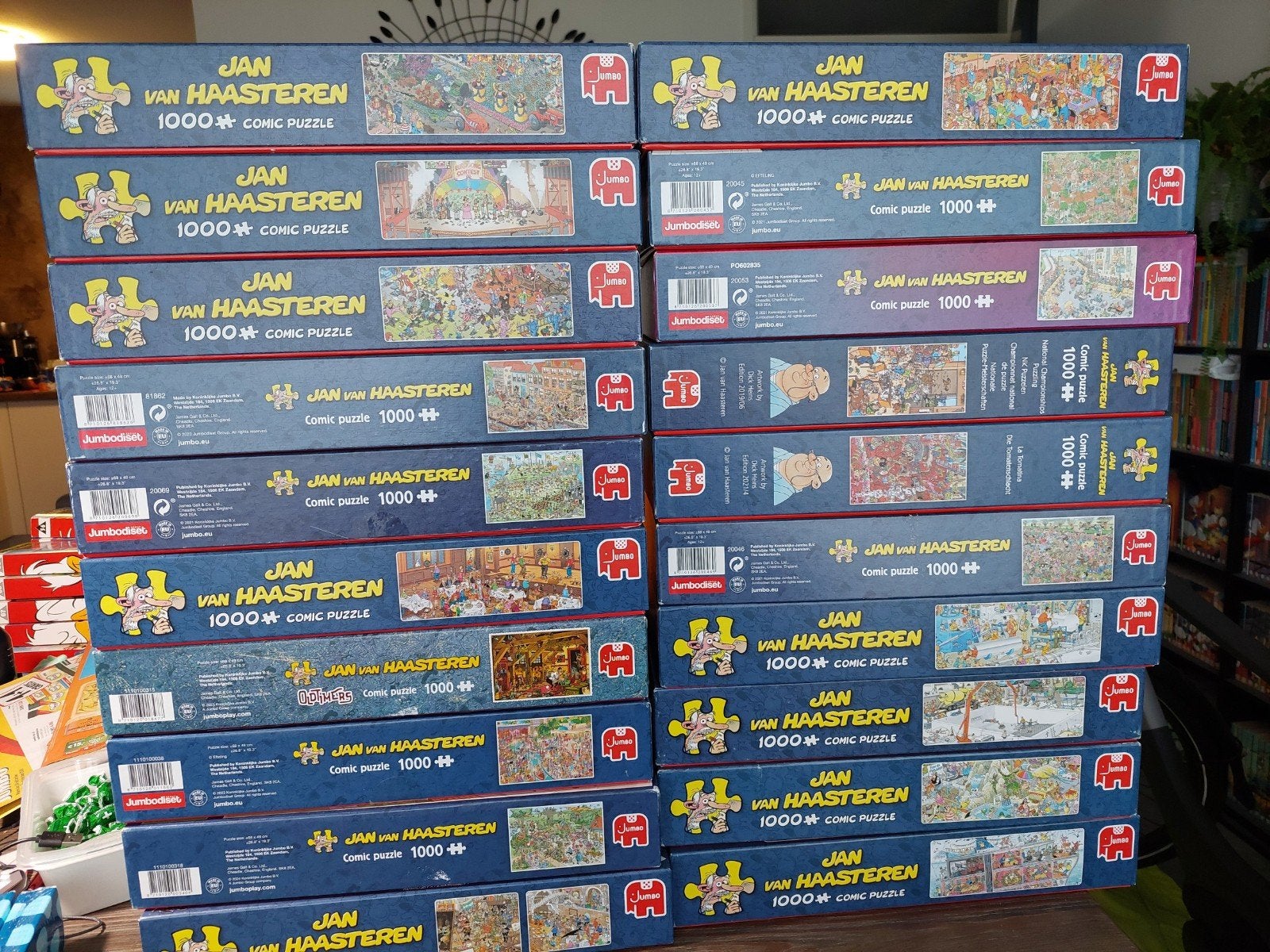 Jan van Haasteren, Ophalen, 500 t/m 1500 stukjes, Zo goed als nieuw, Legpuzzel