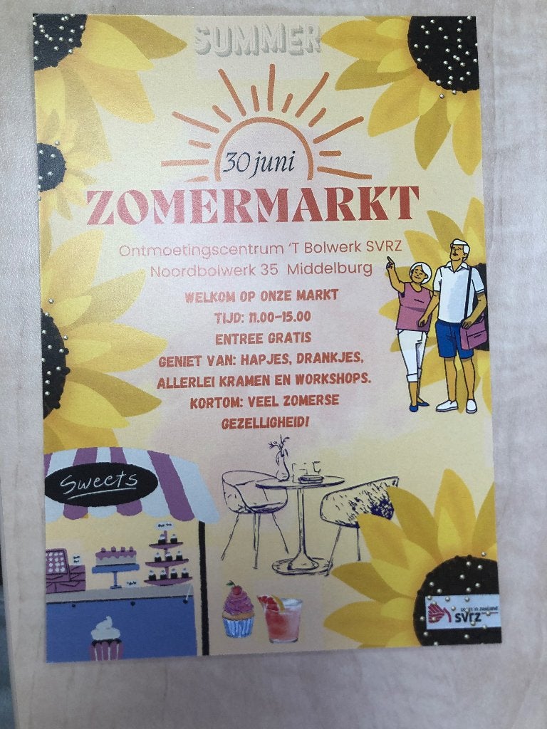 Zomermarkt 30/6/2026 Middelburg, Ophalen of Verzenden, Zo goed als nieuw