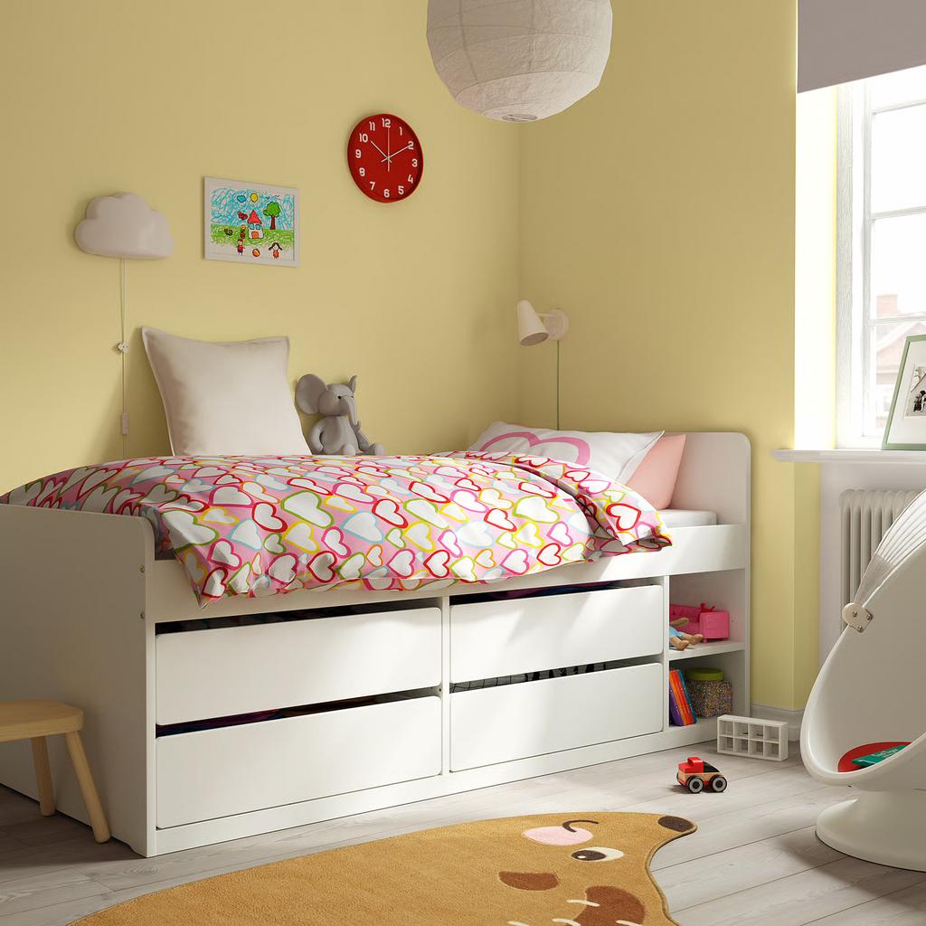 Ikea bed, Kinderen en Baby's, Kinderkamer | Bedden, Ophalen, Zo goed als nieuw, 180 cm of meer, 70 tot 85 cm