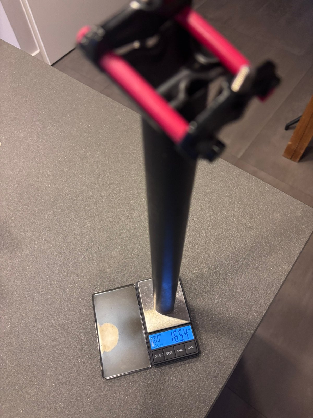 MTzoom zadelpen super licht 165gram, Overige typen, Ophalen of Verzenden, Zo goed als nieuw, Racefiets