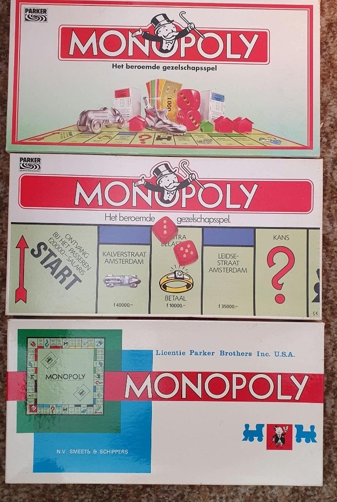 7 x monopoly, Ophalen of Verzenden, Gebruikt