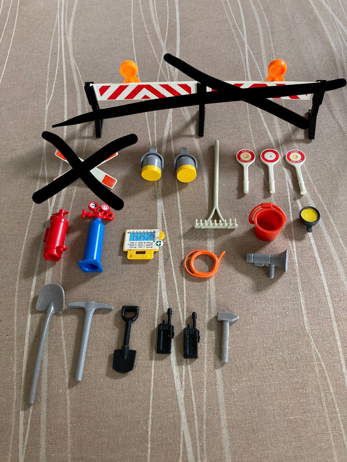 Playmobil bouw accessoires., Ophalen of Verzenden, Zo goed als nieuw