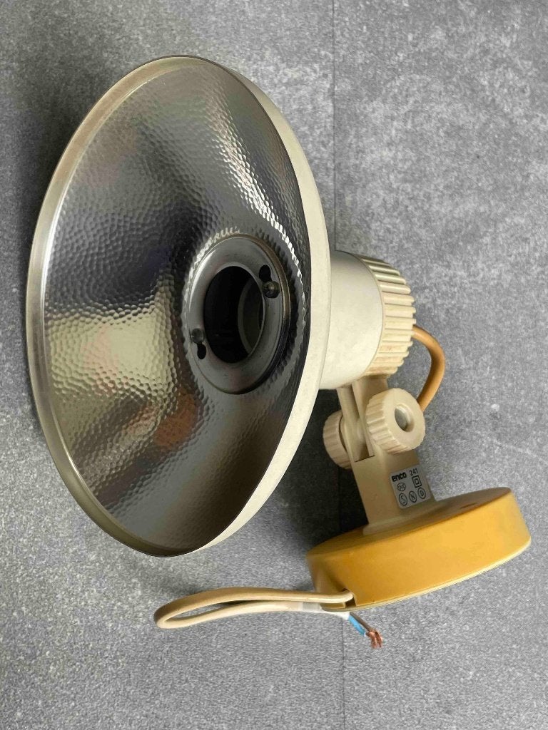 Vintage Retro Enco Plafondspot plafondlamp, Kunststof, Gebruikt, Overige stijlen, Ophalen of Verzenden