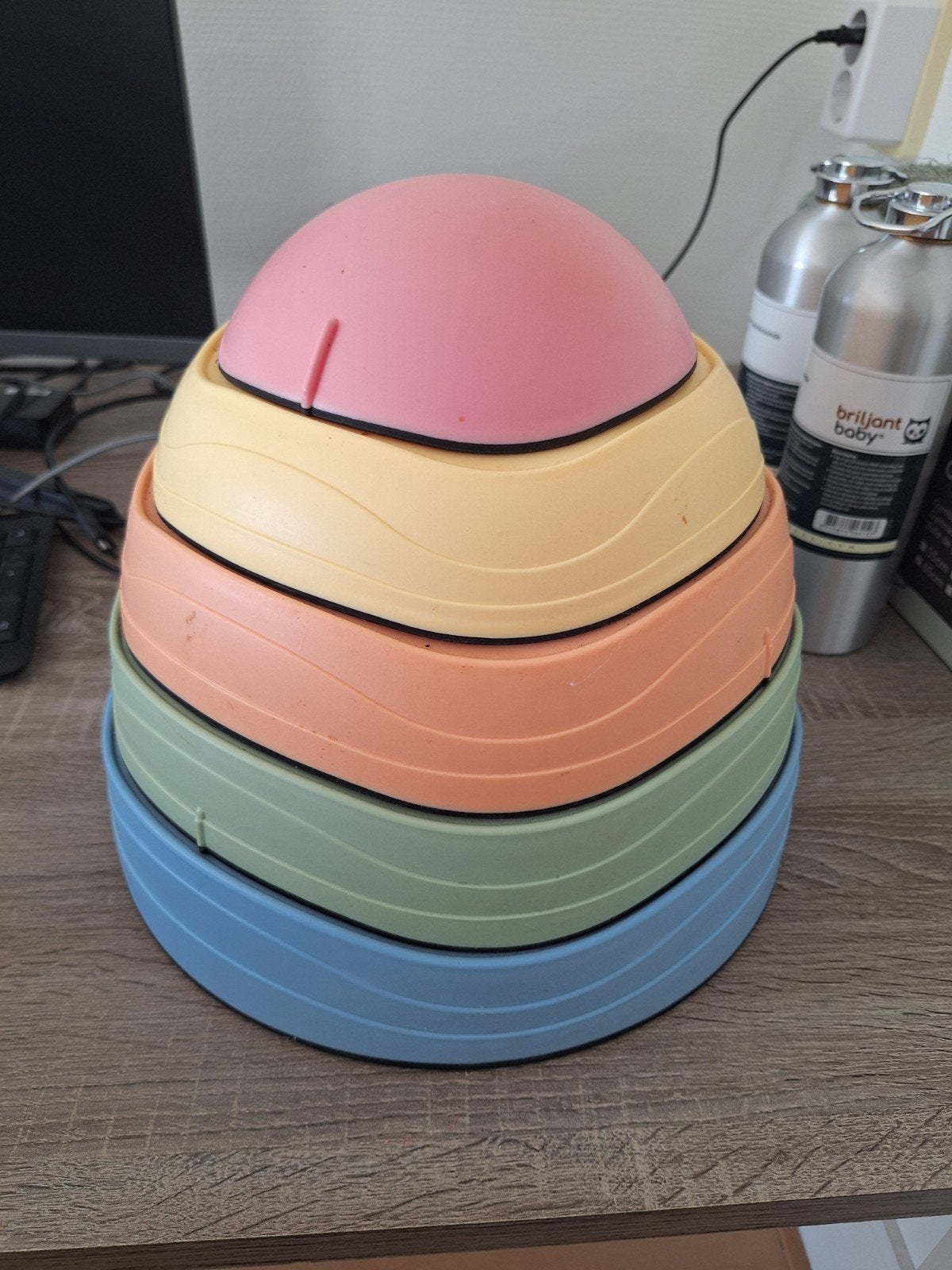 Kleurrijke Stapstenen Set voor Balans & Coördinatie, Ophalen, Zo goed als nieuw