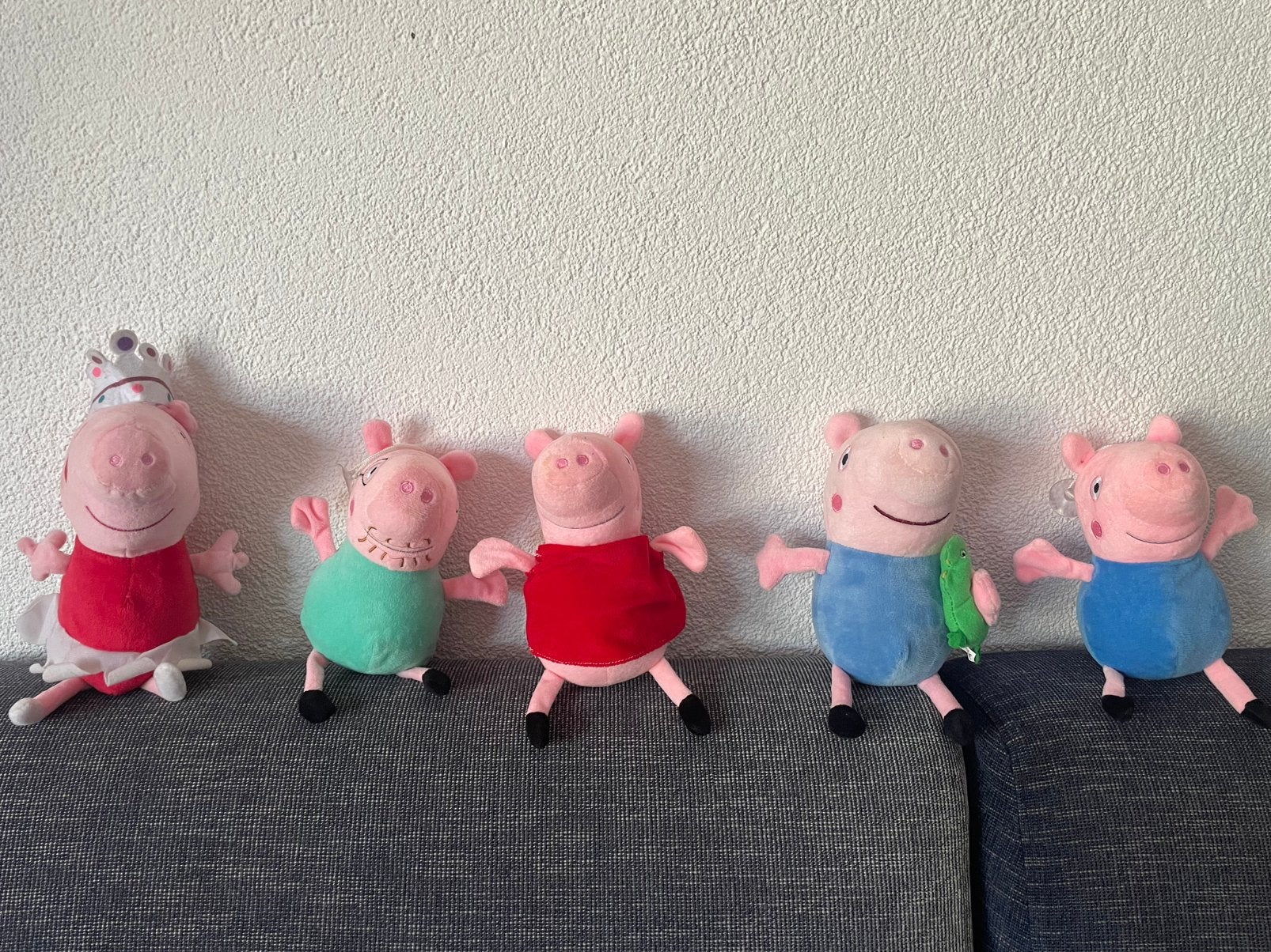 Peppa Pig knuffels - 5 stuks, Ophalen, Gebruikt, Overige merken, Overige typen