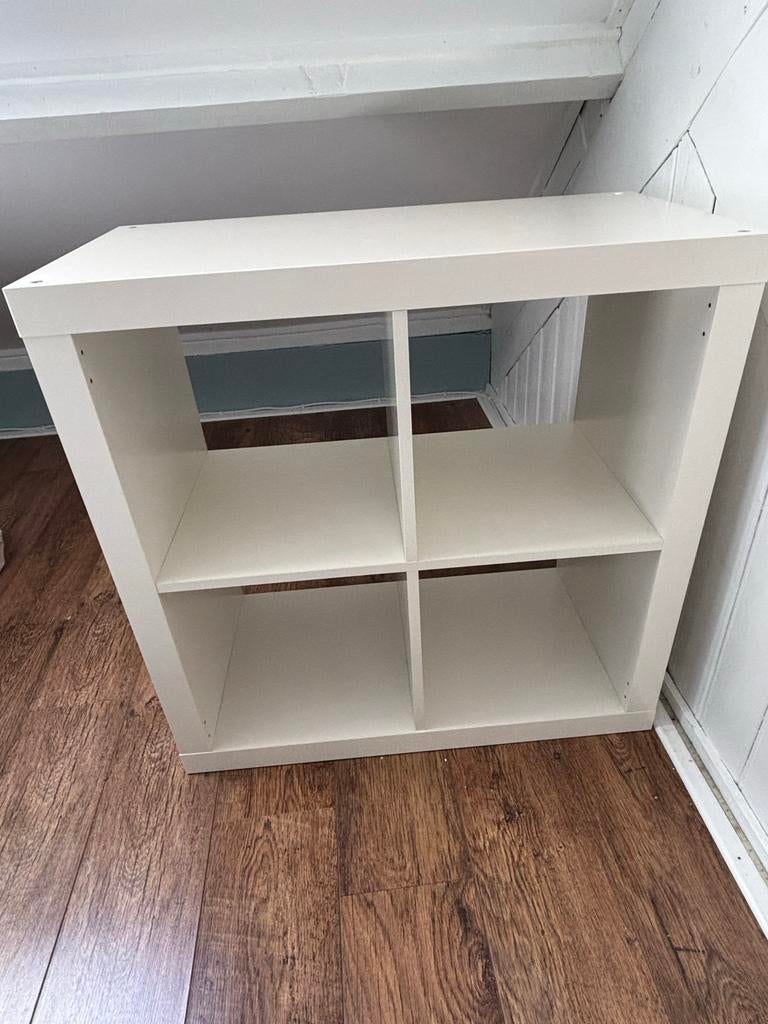 IKEA Kallax Kast 2x2 Vakken Wit gebruikt, Ophalen, Gebruikt
